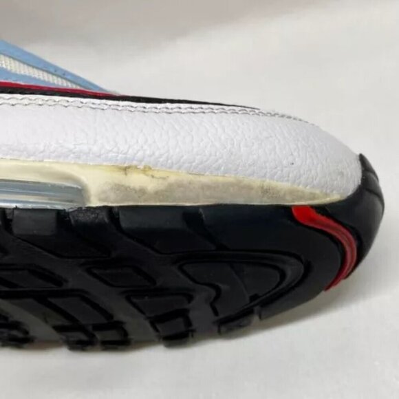 Nike Air Max 97 Gundam Men's USA 10 White University Red Blue CW6986-100 GUC/EUC - Picture 7 of 16